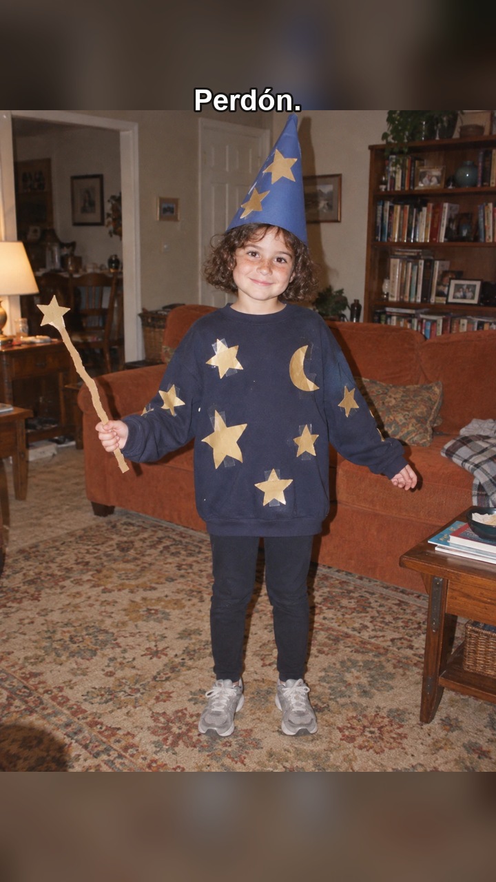 Foto ficticia original con estrellas de papel